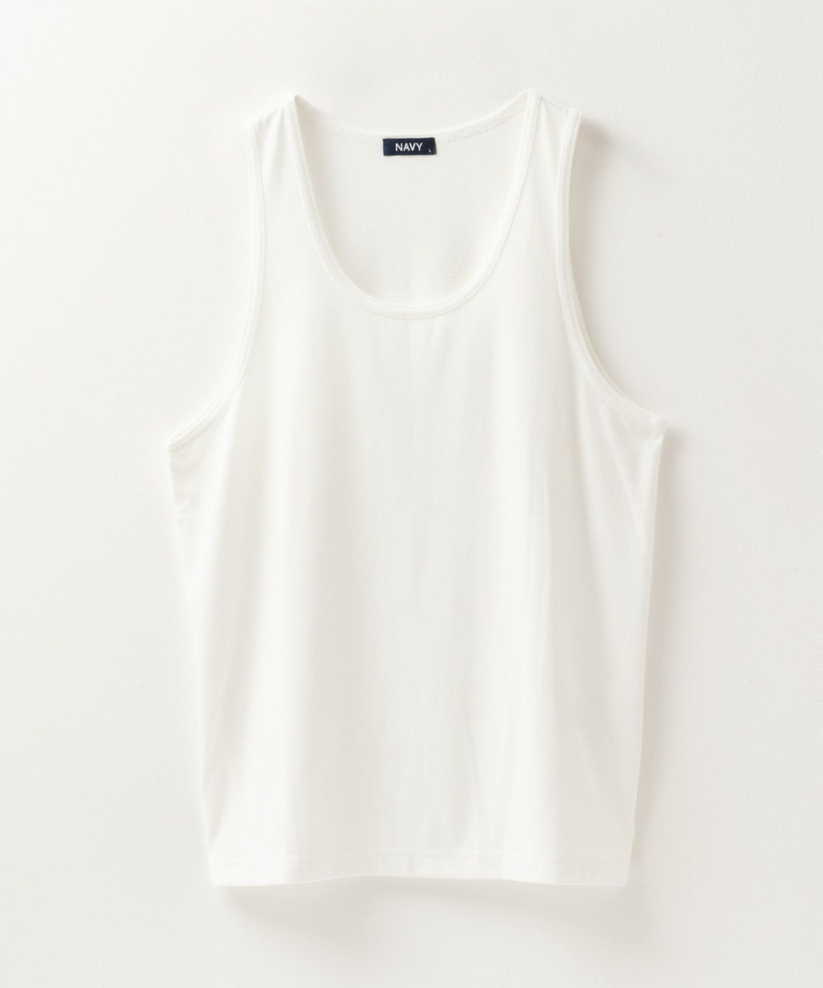 NAVY 麻調クルーネックアンサンブル メンズ