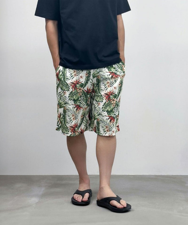 [期間限定価格]NAVY  メッシュ総柄ハーフパンツ メンズ商品画像-10