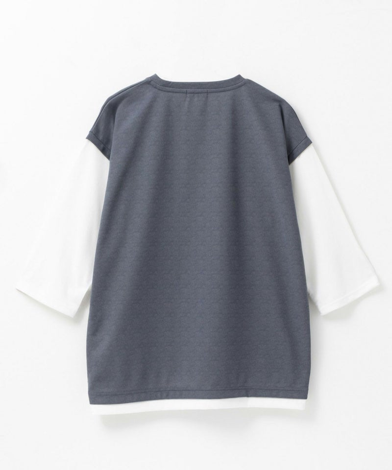 URBAN COLLECTION 梨地ジョーゼットベストフェイクレイヤードカットソー メンズ商品画像-5