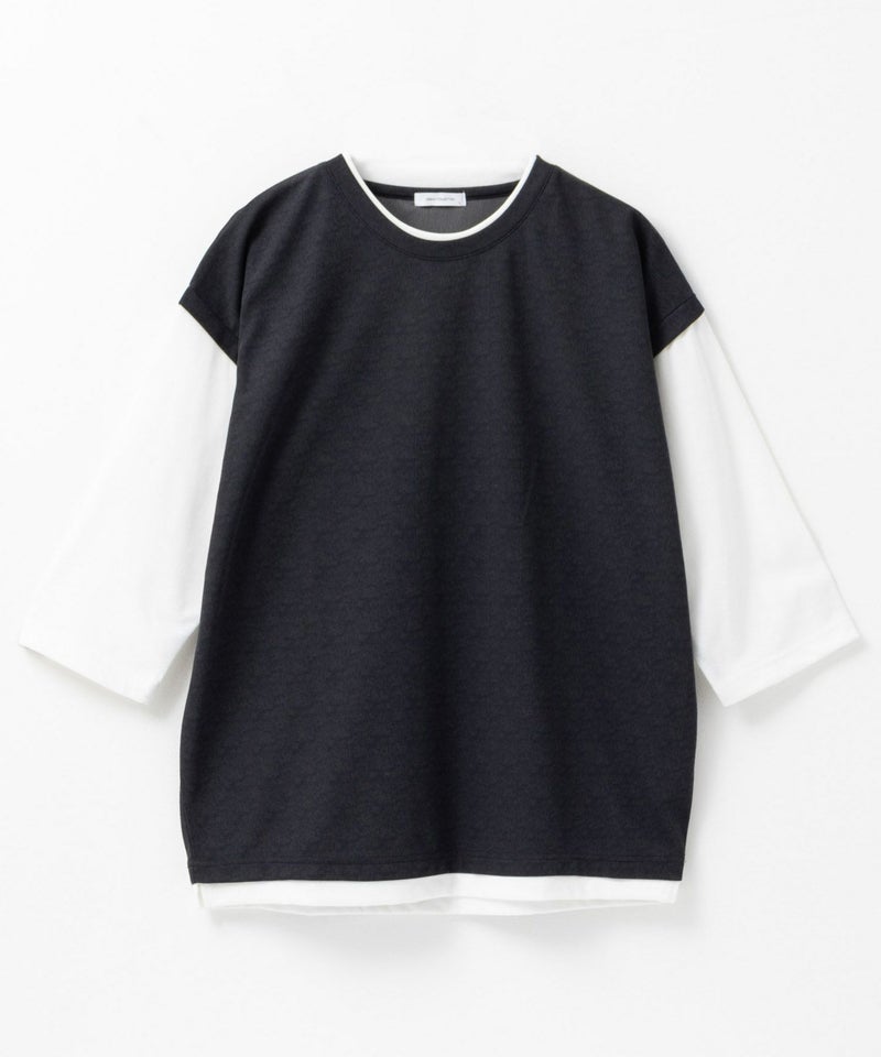 URBAN COLLECTION 梨地ジョーゼットベストフェイクレイヤードカットソー メンズ商品画像-6