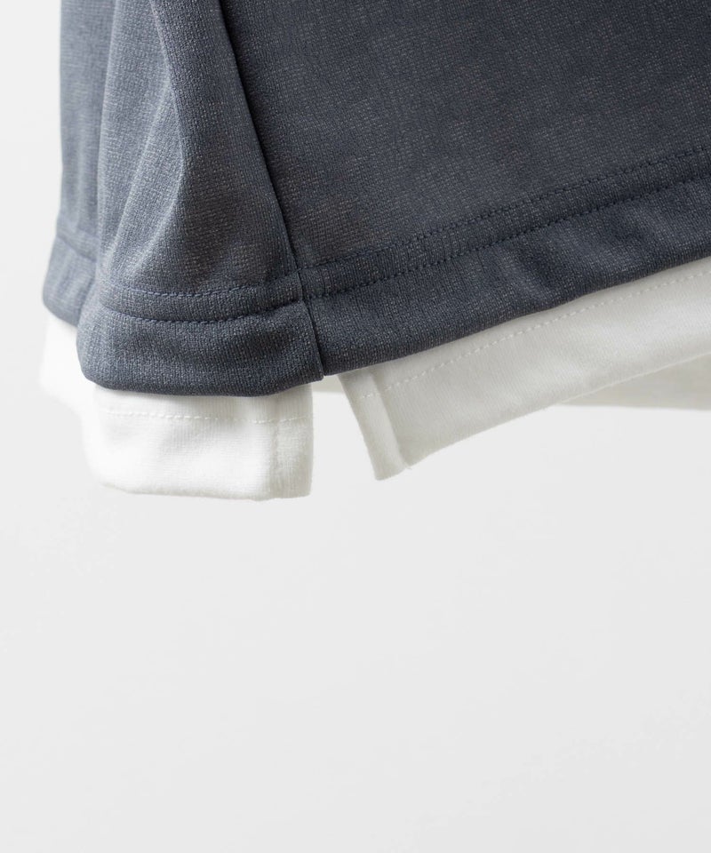 URBAN COLLECTION  梨地ジョーゼットベストフェイクレイヤードカットソー メンズ商品画像-11