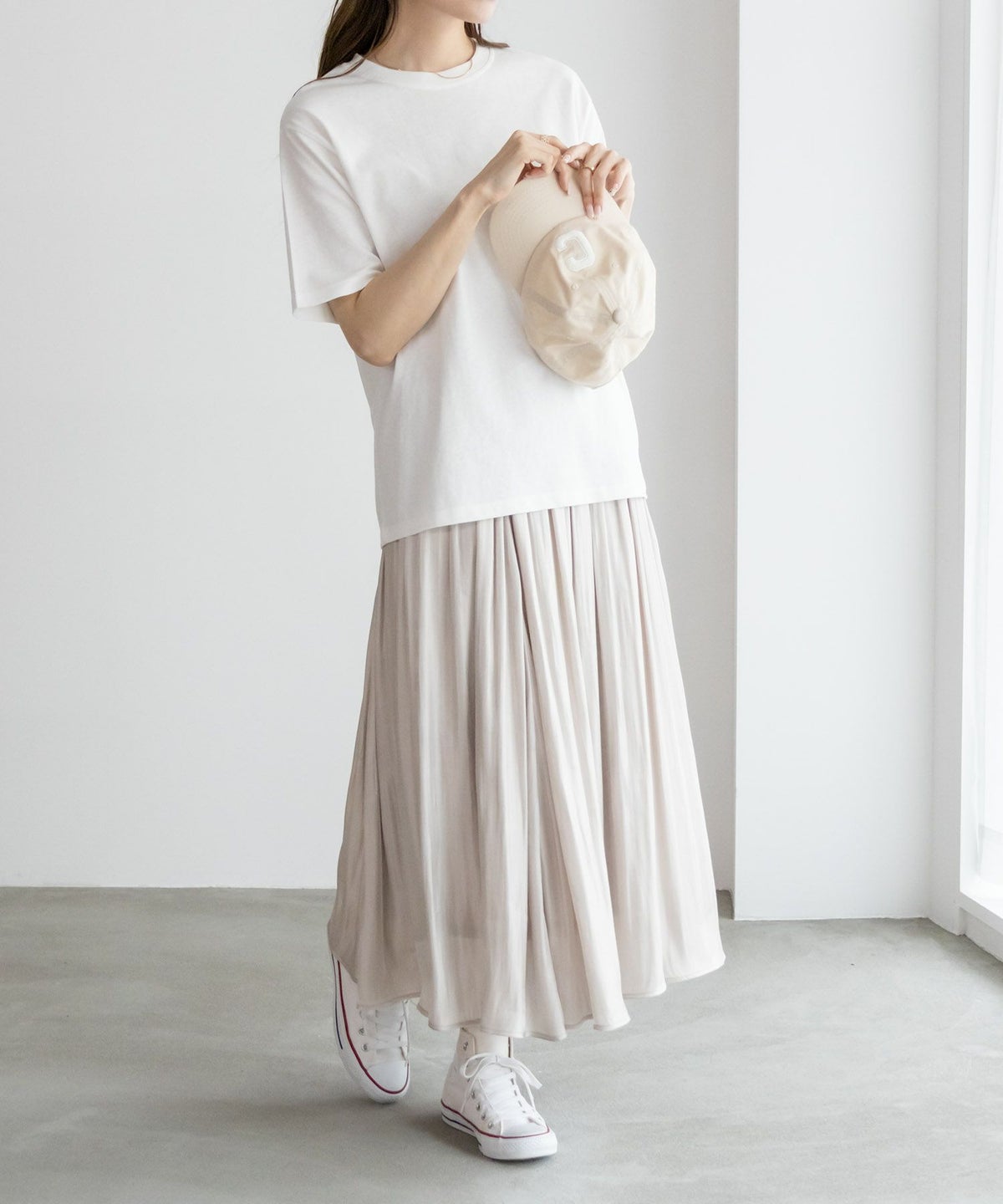 NAVY 抗菌加工 ベーシッククルーTシャツ レディース ネコポス 対応商品