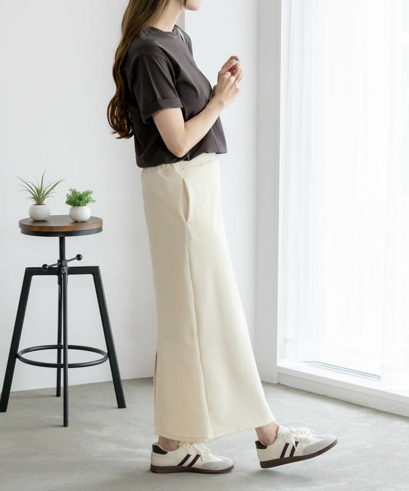 NAVY 抗菌加工 ベーシッククルーTシャツ レディース メール便 対応商品商品画像-5