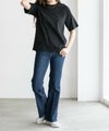 NAVY 抗菌加工 ベーシッククルーTシャツ レディース メール便 対応商品商品サムネイル-6