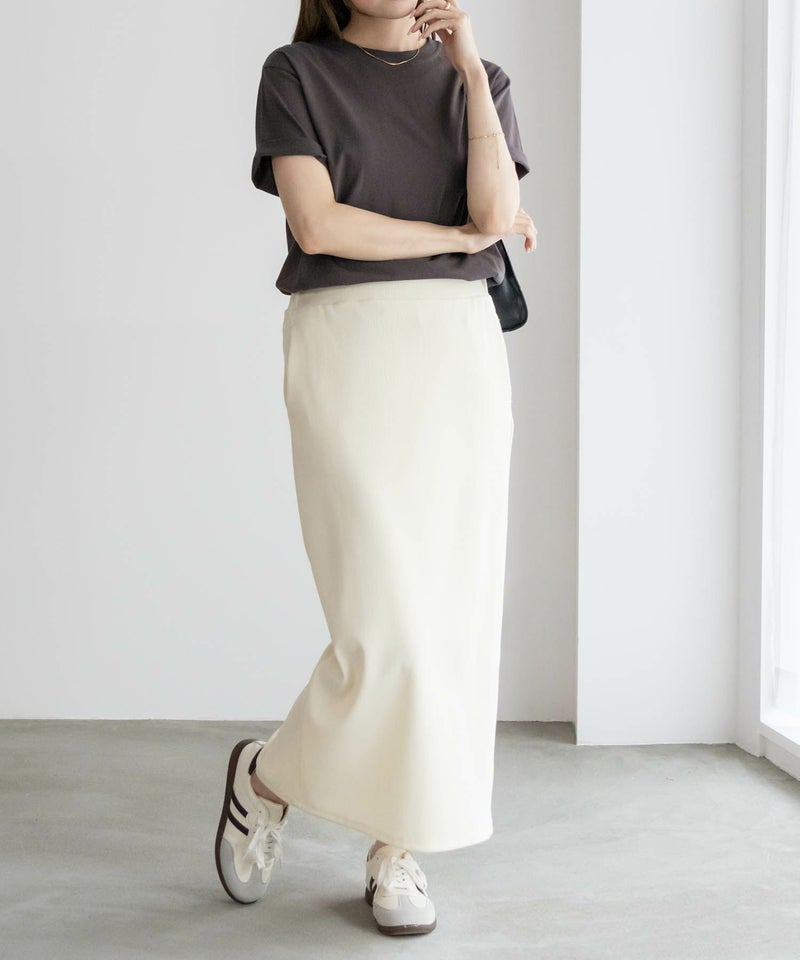 NAVY 抗菌加工 ベーシッククルーTシャツ レディース メール便 対応商品商品画像-14