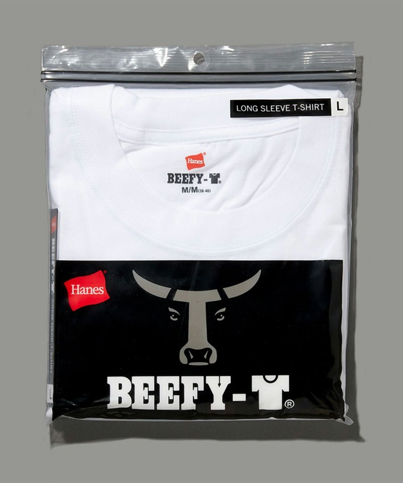Hanes BEEFY ロングスリーブTシャツ メンズ メール便 対応商品商品画像-1