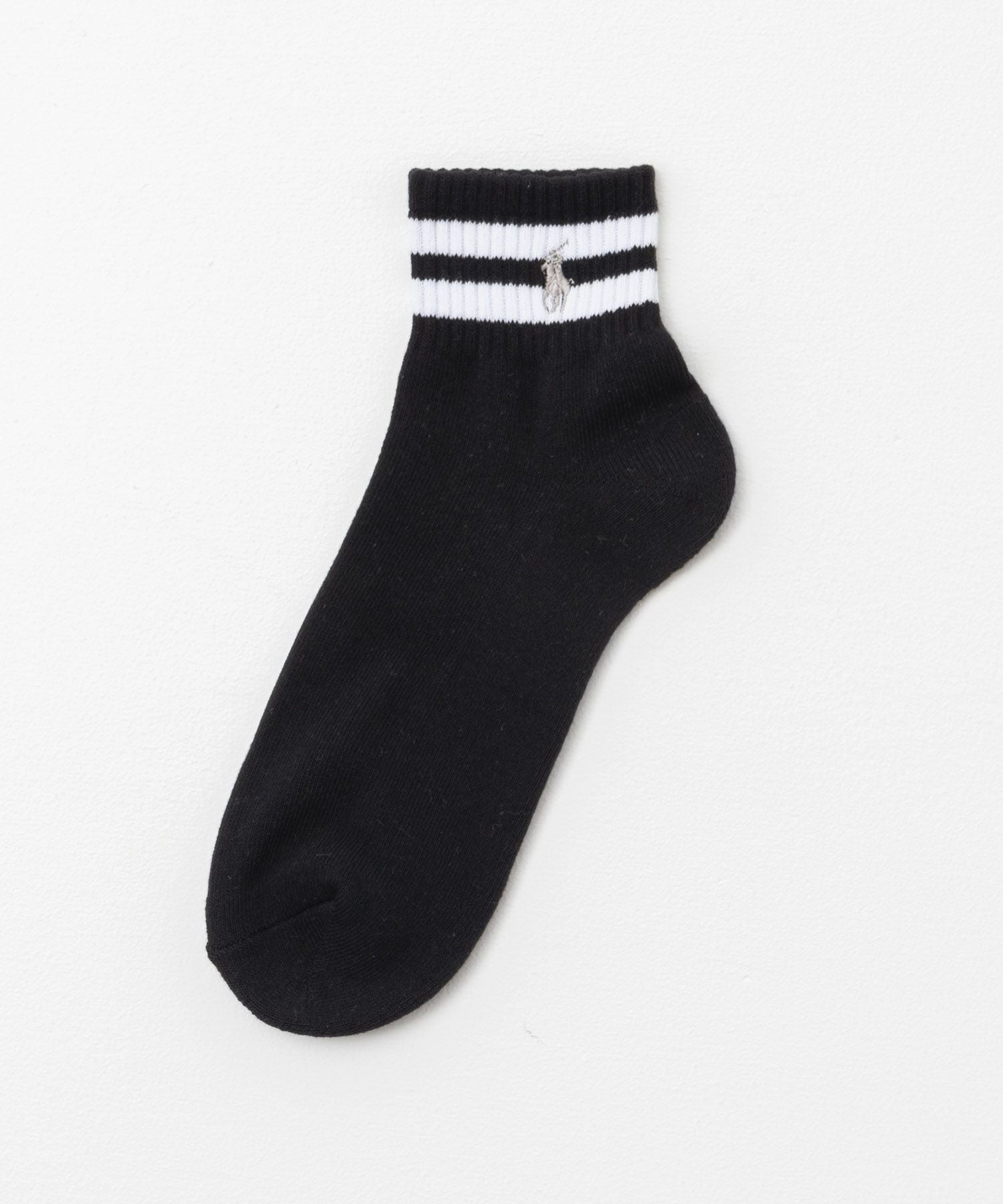 POLO RALPH LAUREN クォーターソックス ライン 3足組 メンズ