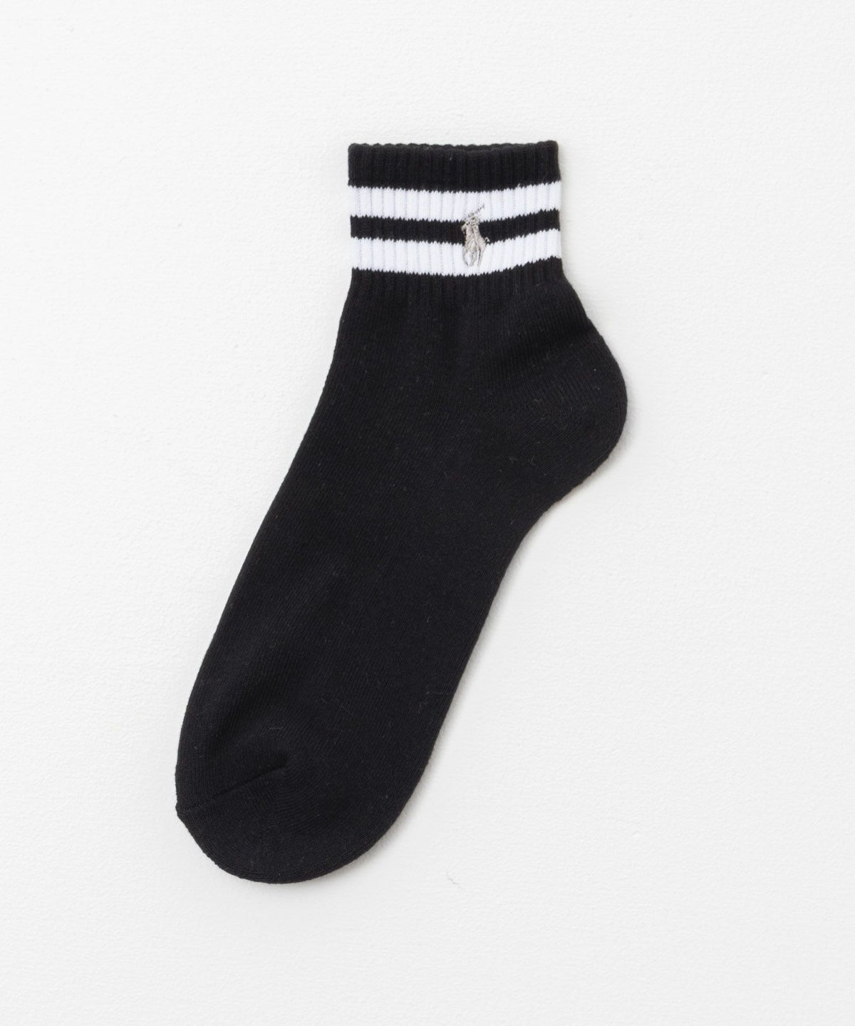 POLO RALPH LAUREN クォーターソックス ライン 3足組 メンズ