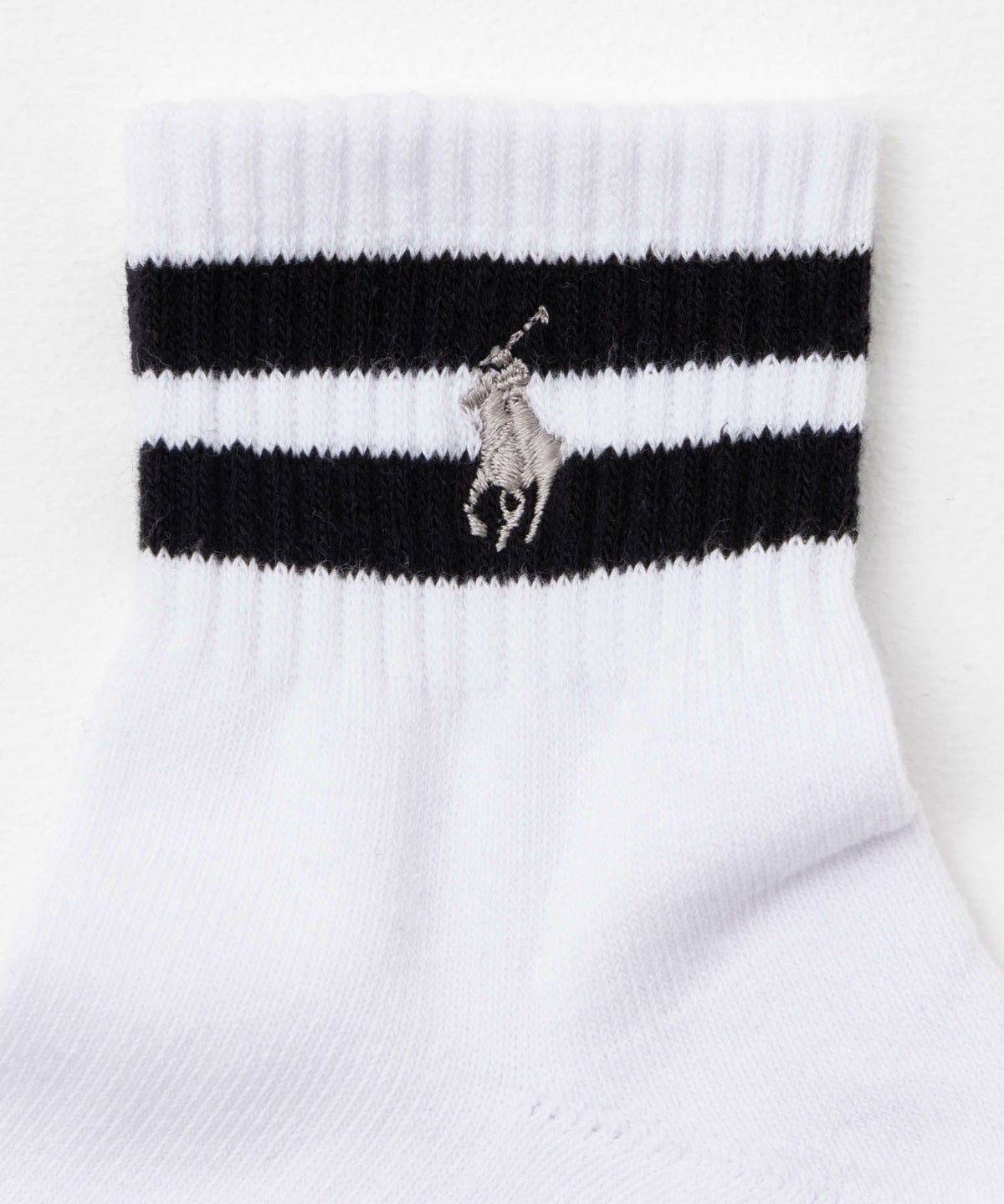 POLO RALPH LAUREN クォーターソックス ライン 3足組 メンズ