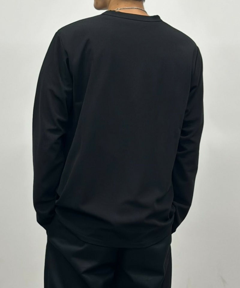 [期間限定価格]NAVY  ジョーゼット長袖Tシャツ メンズ商品画像-6