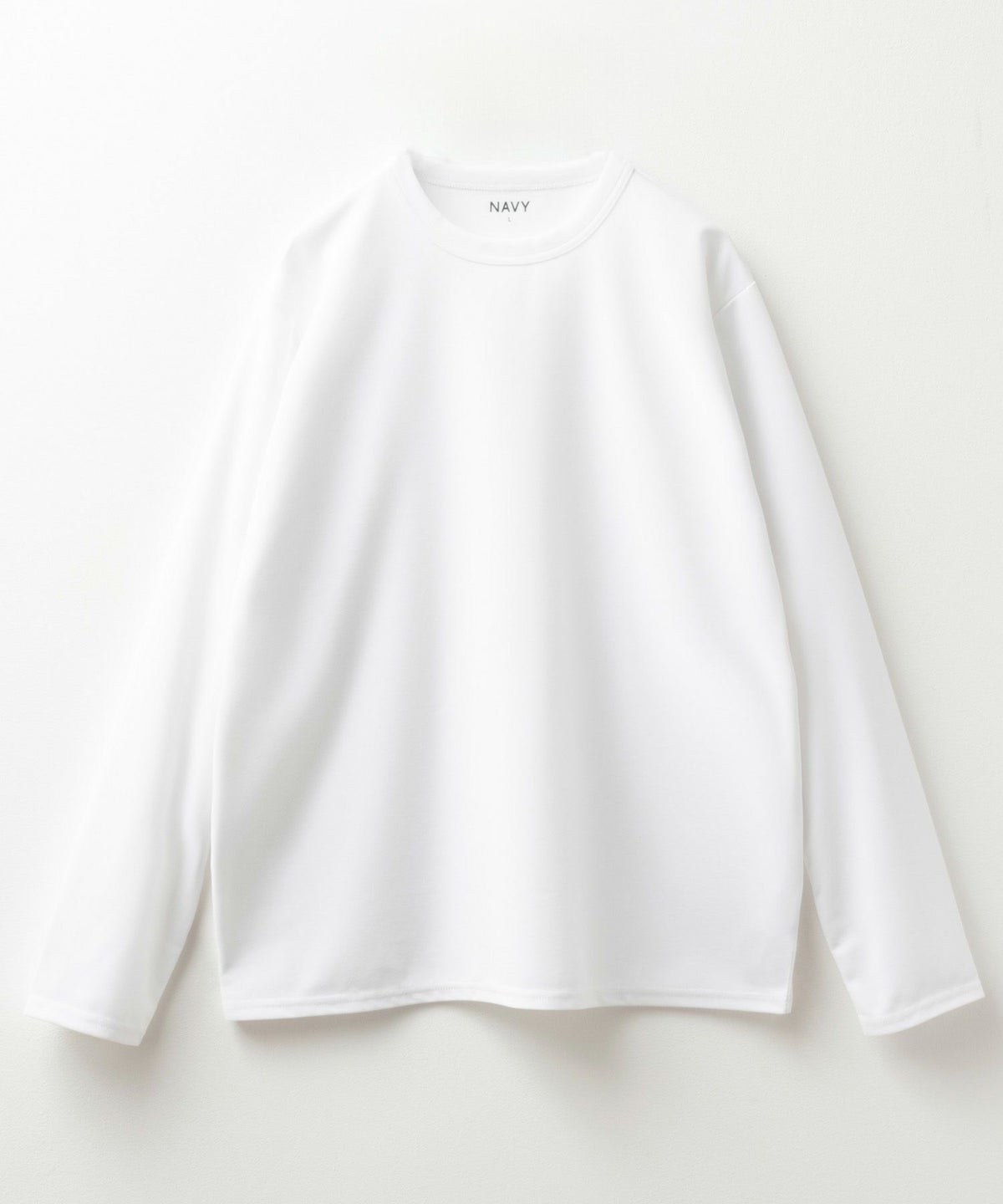 NAVY ジョーゼット長袖Tシャツ メンズ