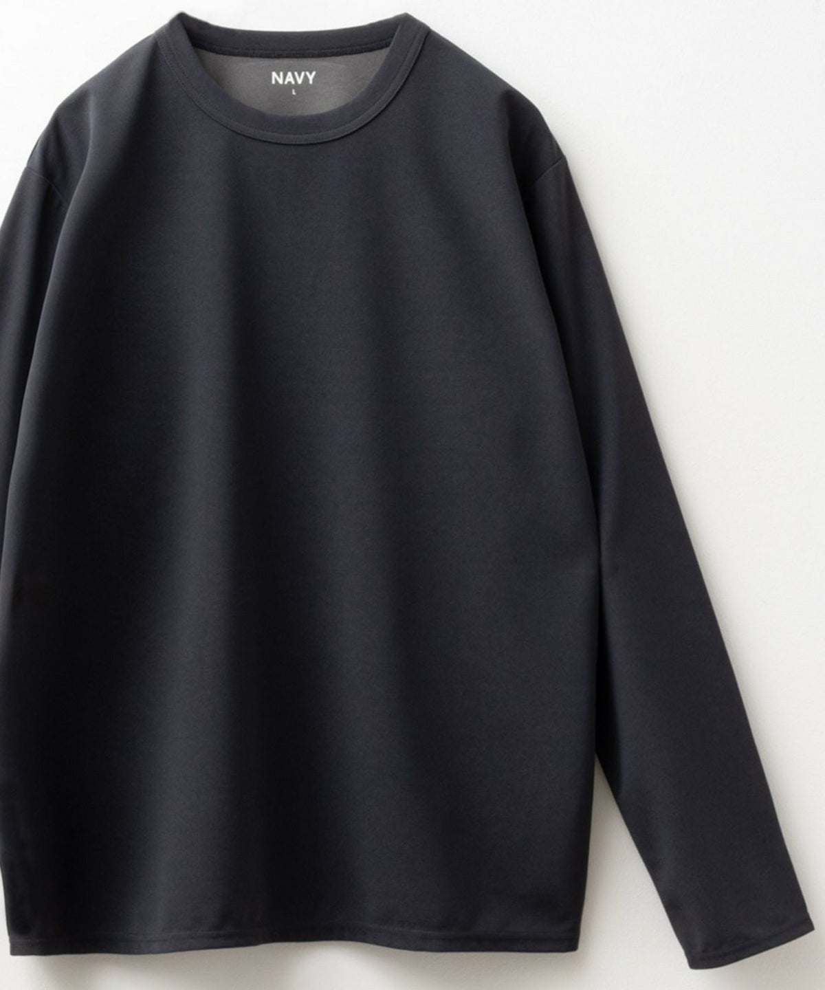 NAVY ジョーゼット長袖Tシャツ メンズ