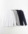 [期間限定価格]NAVY  ワッフルクルーネック長袖Tシャツ メンズ商品サムネイル-4