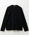 NAVY ワッフルクルーネック長袖Tシャツ メンズ