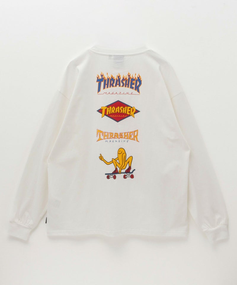 THRASHER バックプリントロングスリーブTシャツ メンズ商品画像-4
