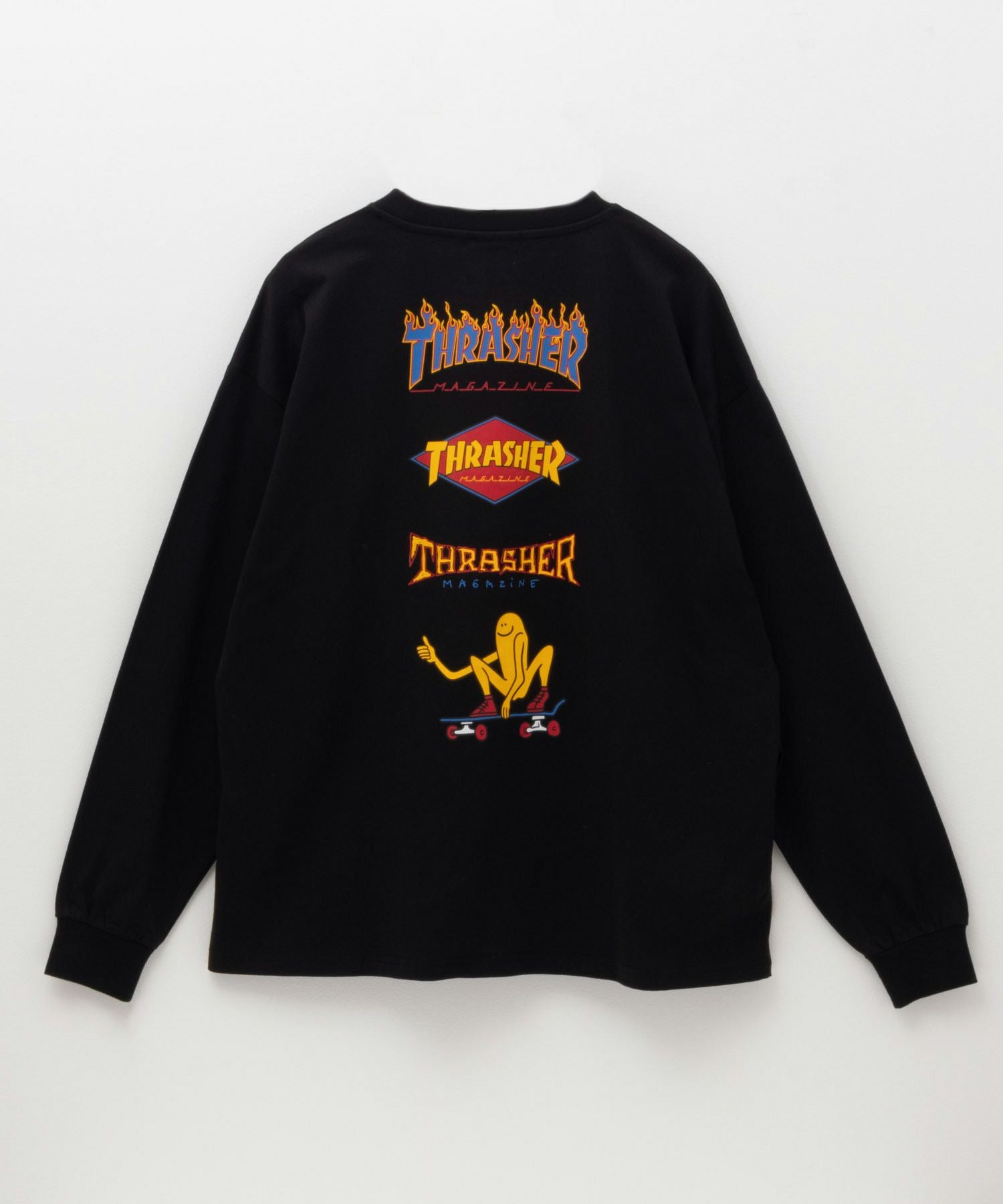THRASHER バックプリントロングスリーブTシャツ メンズ