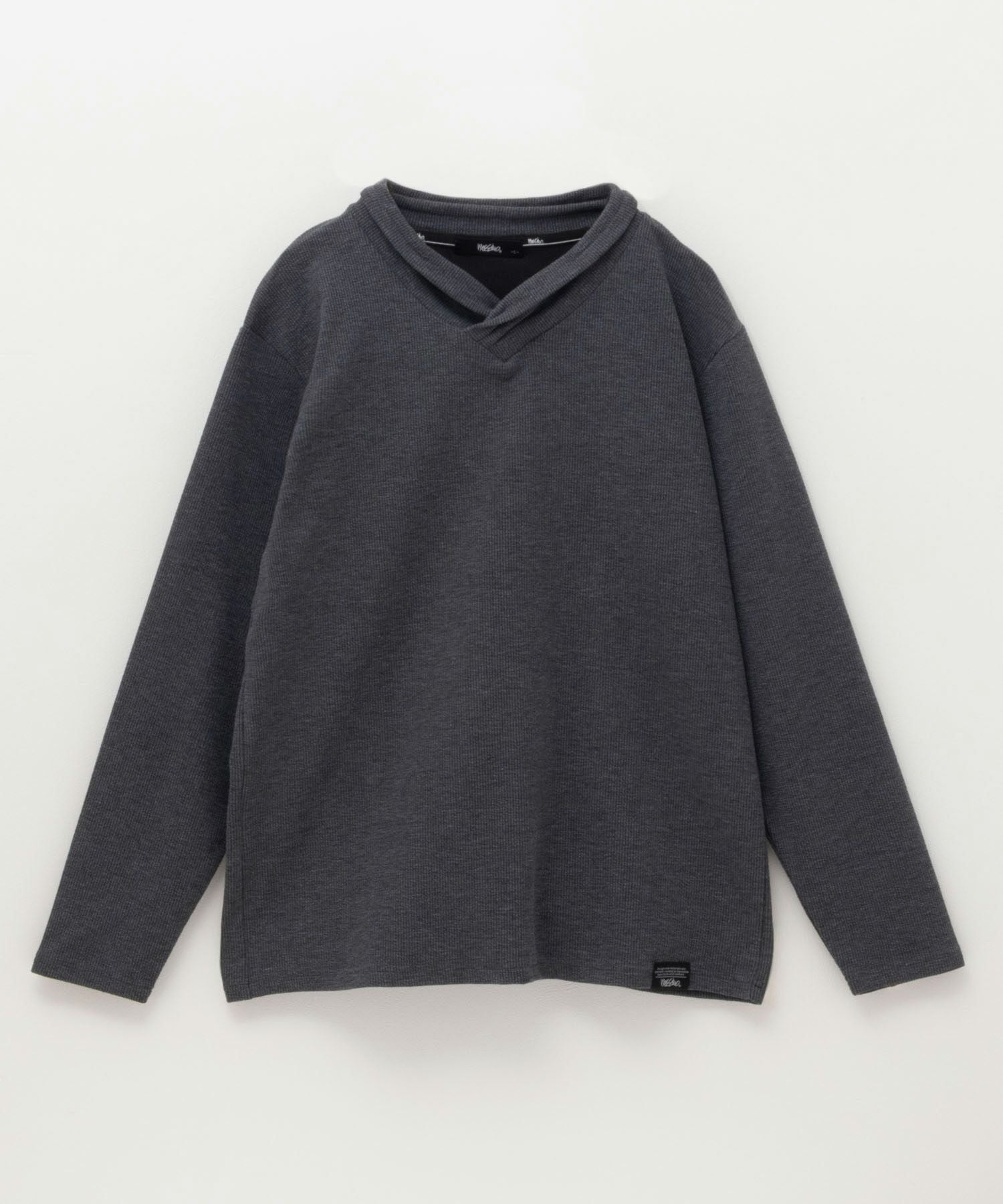 MOSSIMO ドレープネックロングTシャツ メンズ