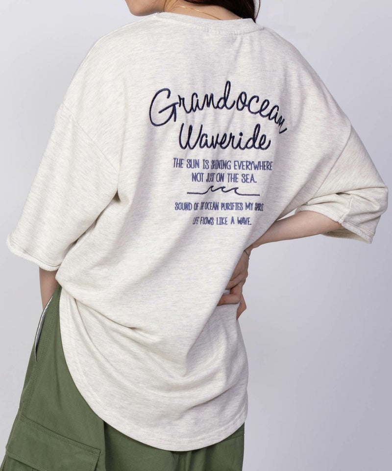 UNDERWRAPS ロゴ5分袖Tシャツ レディース メール便 対応商品商品画像-3