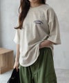 UNDERWRAPS  ロゴ5分袖Tシャツ レディース メール便 対応商品商品サムネイル-4