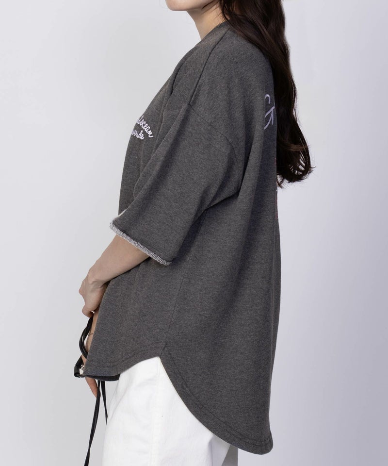 UNDERWRAPS ロゴ5分袖Tシャツ レディース メール便 対応商品商品画像-15