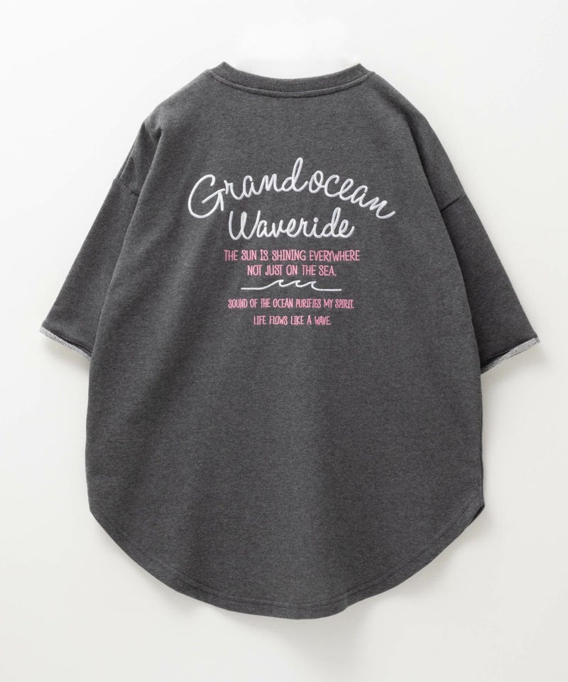 UNDERWRAPS ロゴ5分袖Tシャツ レディース メール便 対応商品商品画像-21