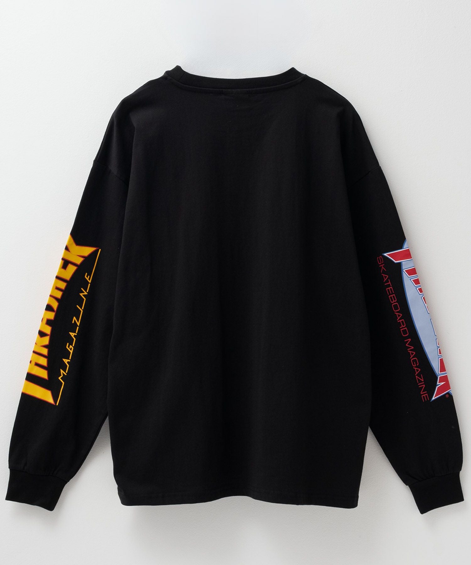 THRASHER 天竺袖プリント長袖Tシャツ メンズ