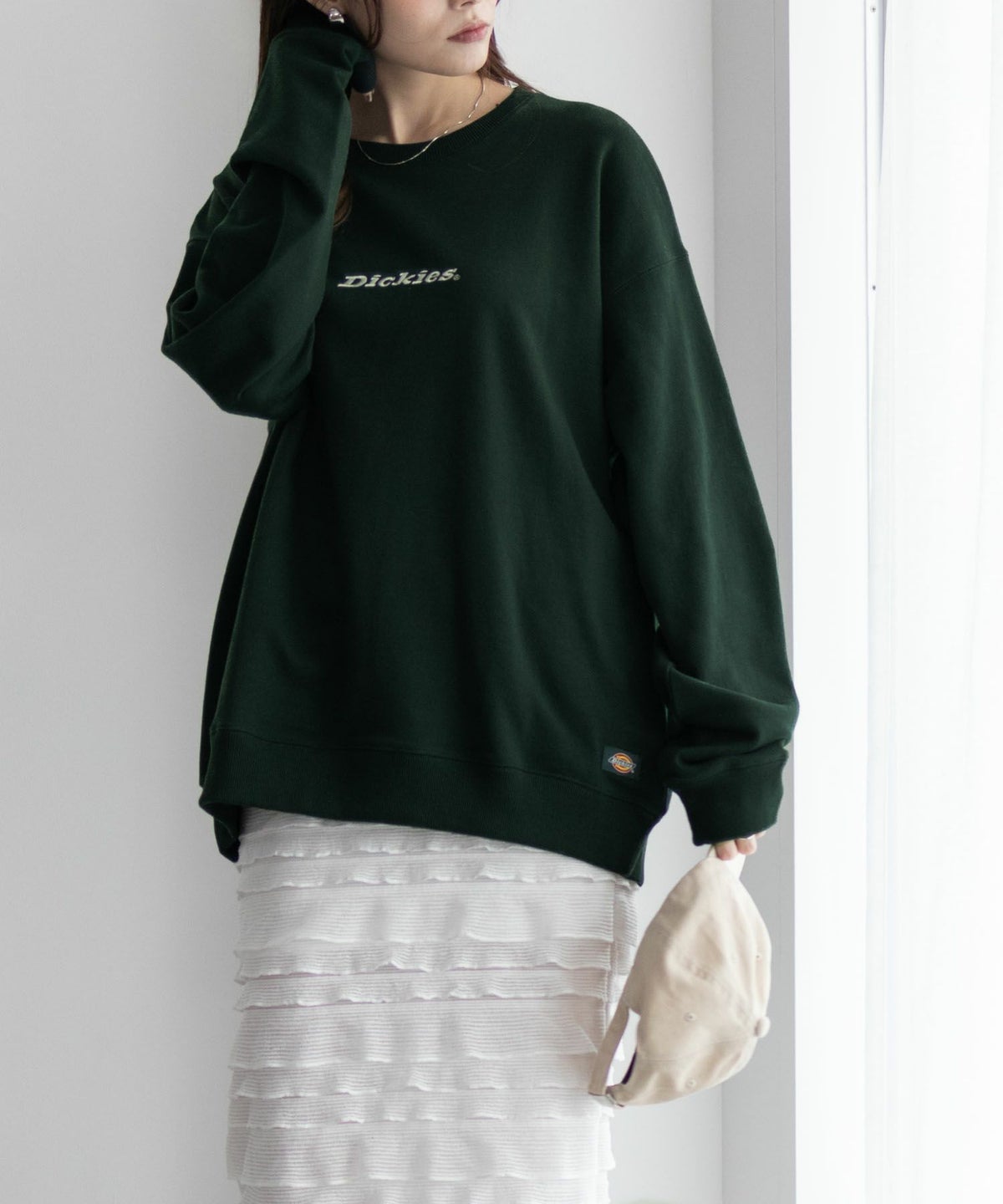 Dickies 裏毛スウェットクルーネック メンズ