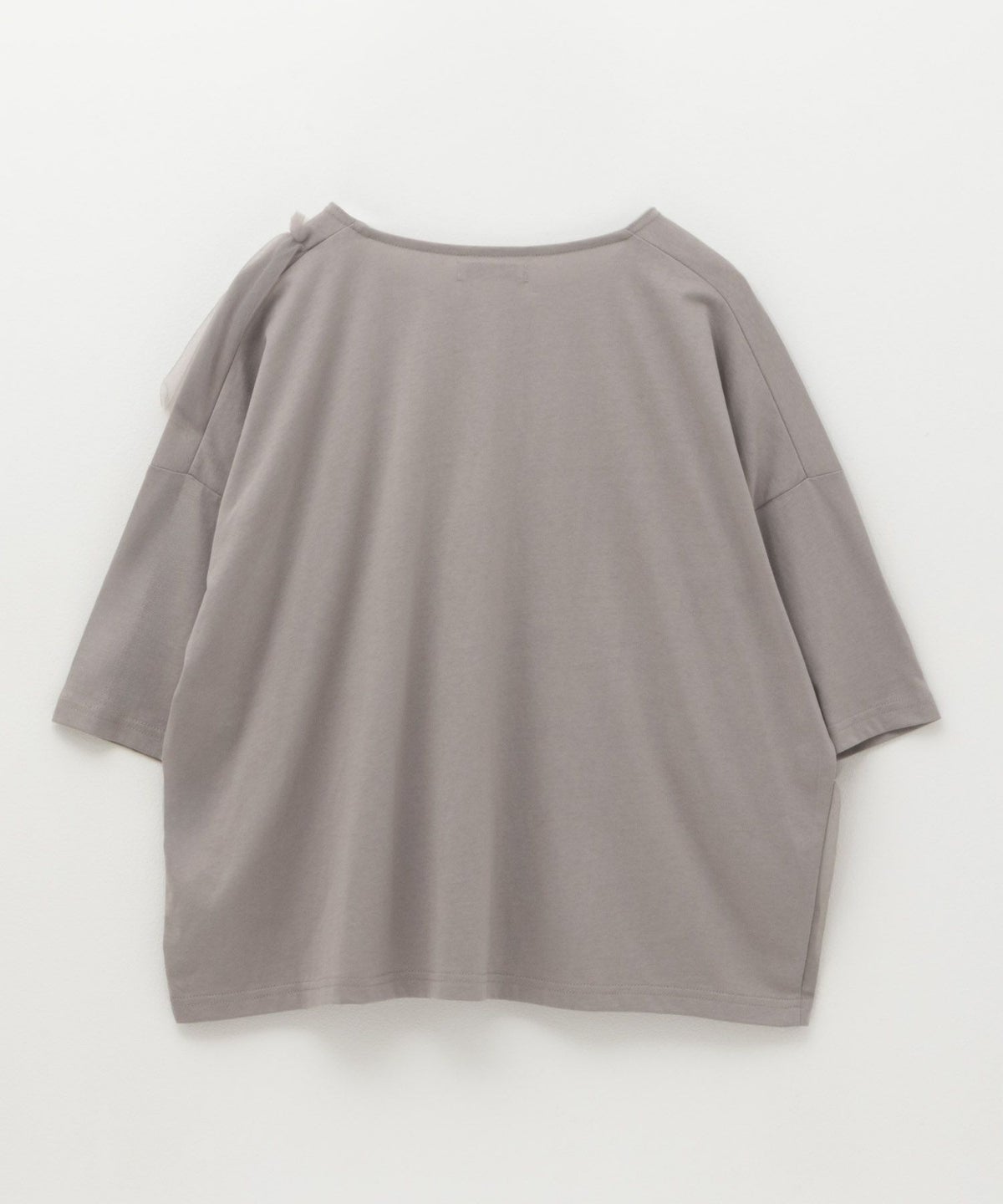 Howdy Marie 身頃チュール5分袖Tシャツ レディース ネコポス 対応商品