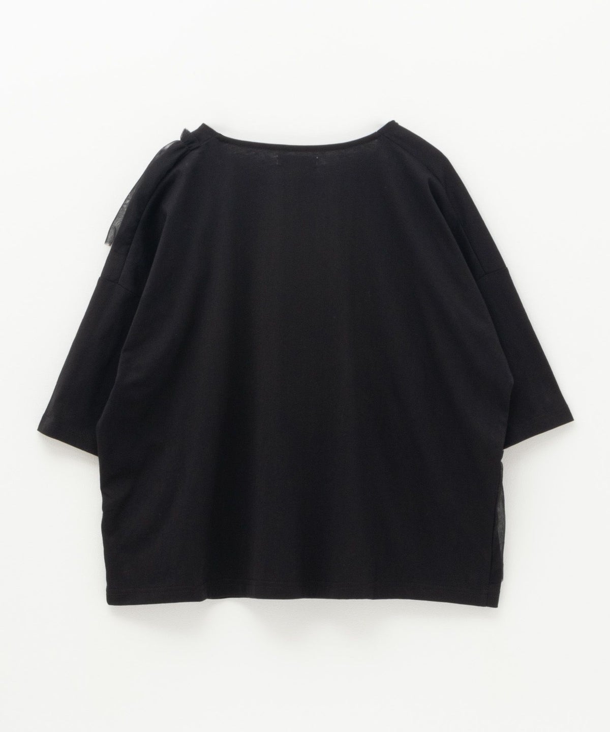 Howdy Marie 身頃チュール5分袖Tシャツ レディース ネコポス 対応商品