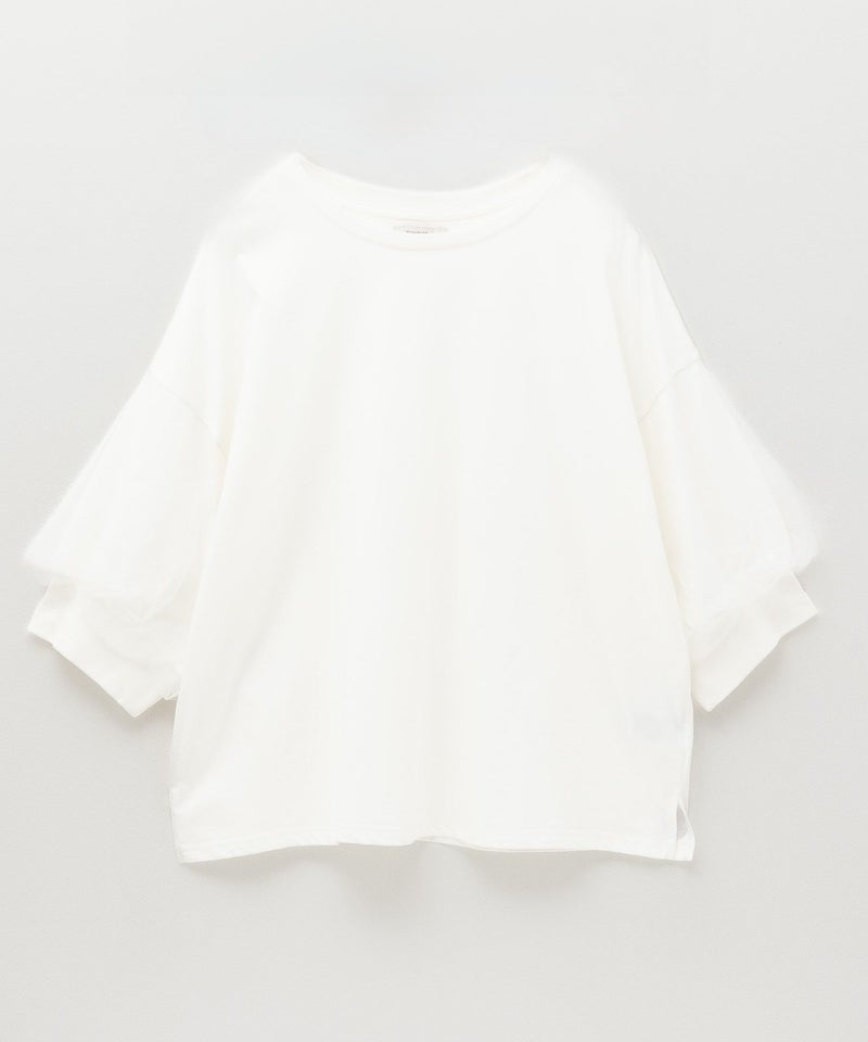 Howdy Marie  袖チュール5分袖Tシャツ レディース メール便 対応商品商品画像-23