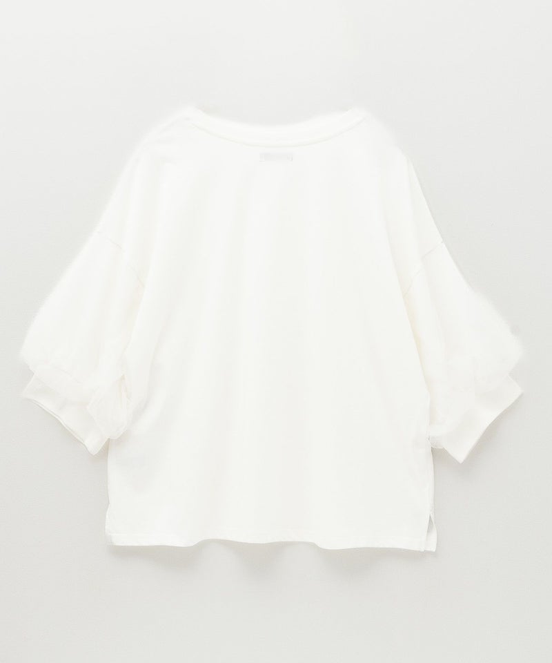 Howdy Marie  袖チュール5分袖Tシャツ レディース メール便 対応商品商品画像-24