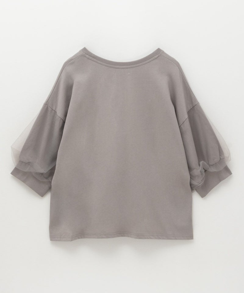 Howdy Marie  袖チュール5分袖Tシャツ レディース メール便 対応商品商品画像-26