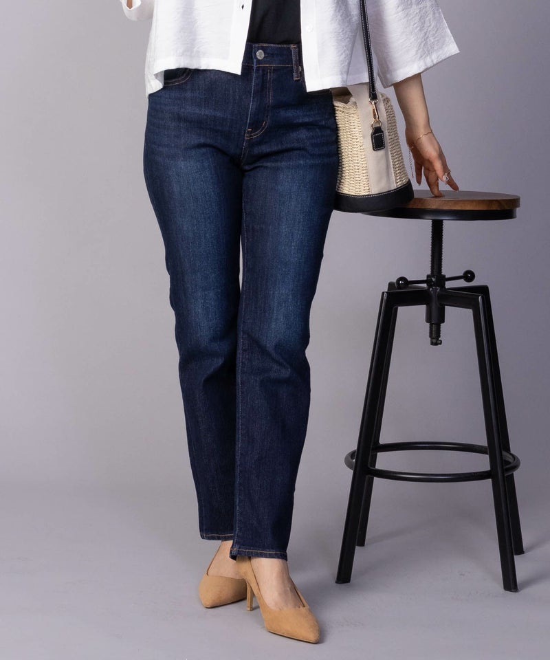nAvy 毎日はきたくなるデニム「マイデニ」 スリムストレート レディース商品画像-5