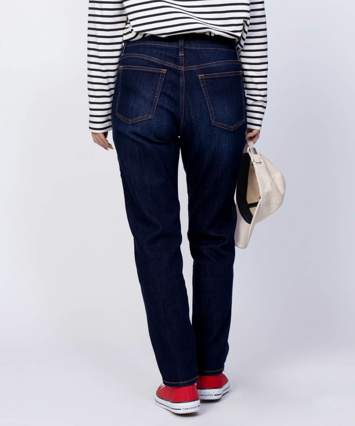 NAVY 毎日はきたくなるデニム「マイデニ」 テーパード レディース