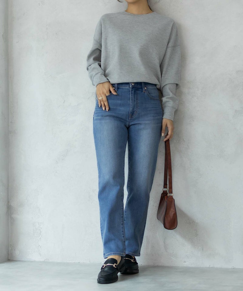 nAvy 毎日はきたくなるデニム「マイデニ」 テーパード レディース商品画像-26