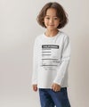 T-GRAPHICS メッセージ長袖Tシャツ キッズ メール便 対応商品商品サムネイル-1