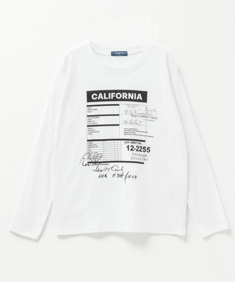 T-GRAPHICS  メッセージ長袖Tシャツ キッズ メール便 対応商品商品画像-3