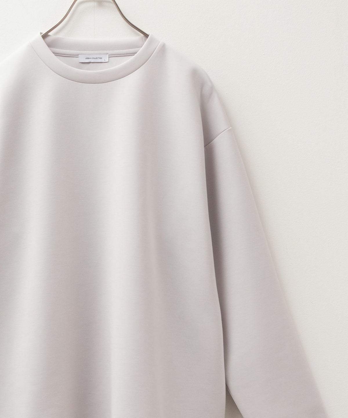 URBAN COLLECTION エアスムージー ポンチ素材 クルーネックTシャツ メンズ