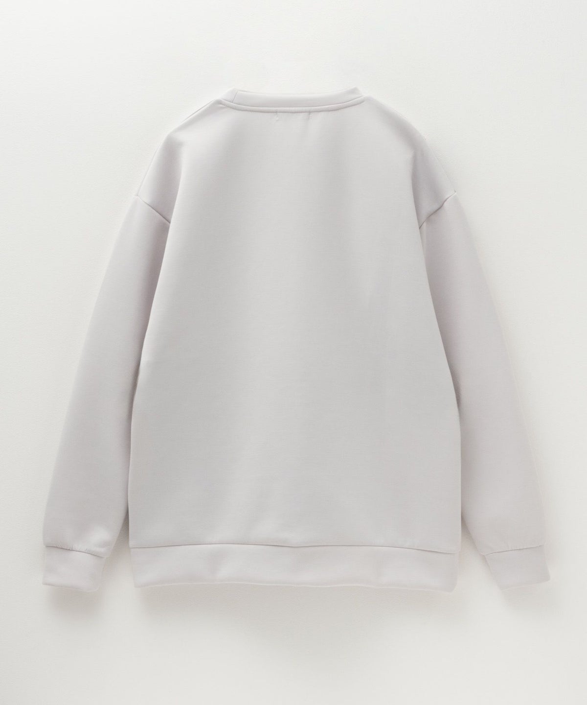 URBAN COLLECTION エアスムージー ポンチ素材 切替クルーネックプルオーバー メンズ