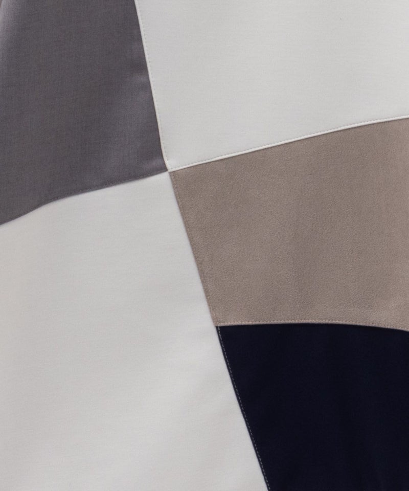 URBAN COLLECTION エアスムージー ポンチ素材 切替クルーネックプルオーバー メンズ商品画像-13