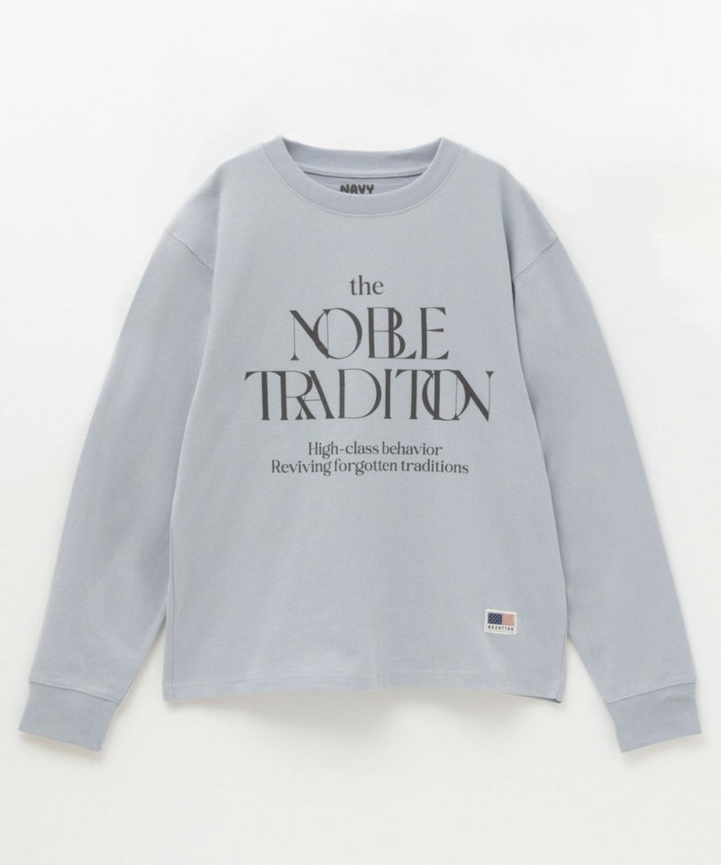 NAVY USコットン プリント長袖Tシャツ キッズ メール便 対応商品商品画像-5