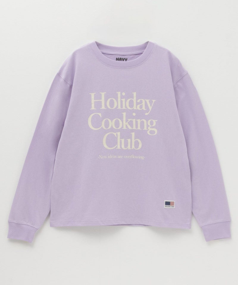 NAVY USコットン プリント長袖Tシャツ キッズ メール便 対応商品商品画像-7