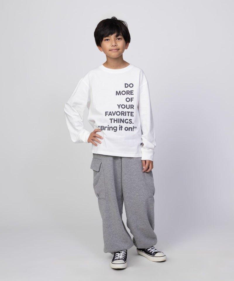 NAVY USコットン プリント長袖Tシャツ キッズ メール便 対応商品商品画像-18