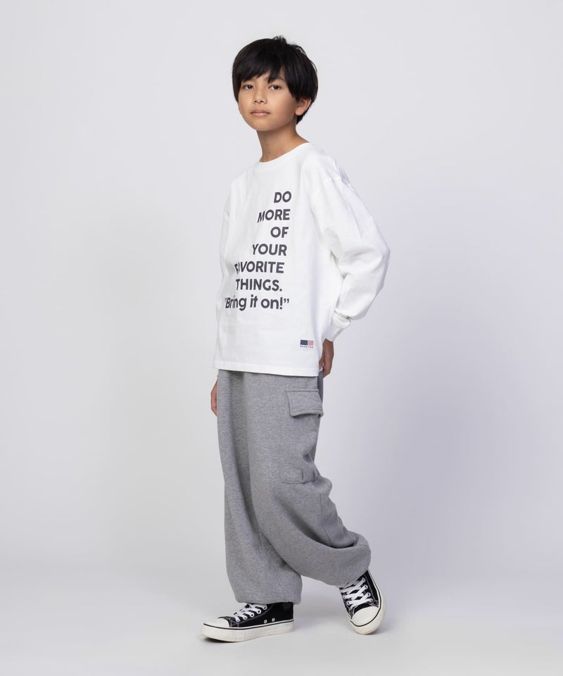 NAVY USコットン プリント長袖Tシャツ キッズ メール便 対応商品商品画像-20