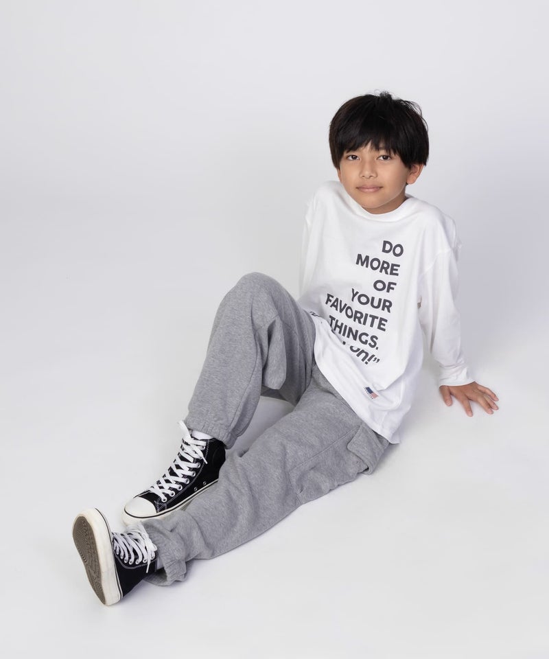 NAVY USコットン プリント長袖Tシャツ キッズ メール便 対応商品商品画像-21