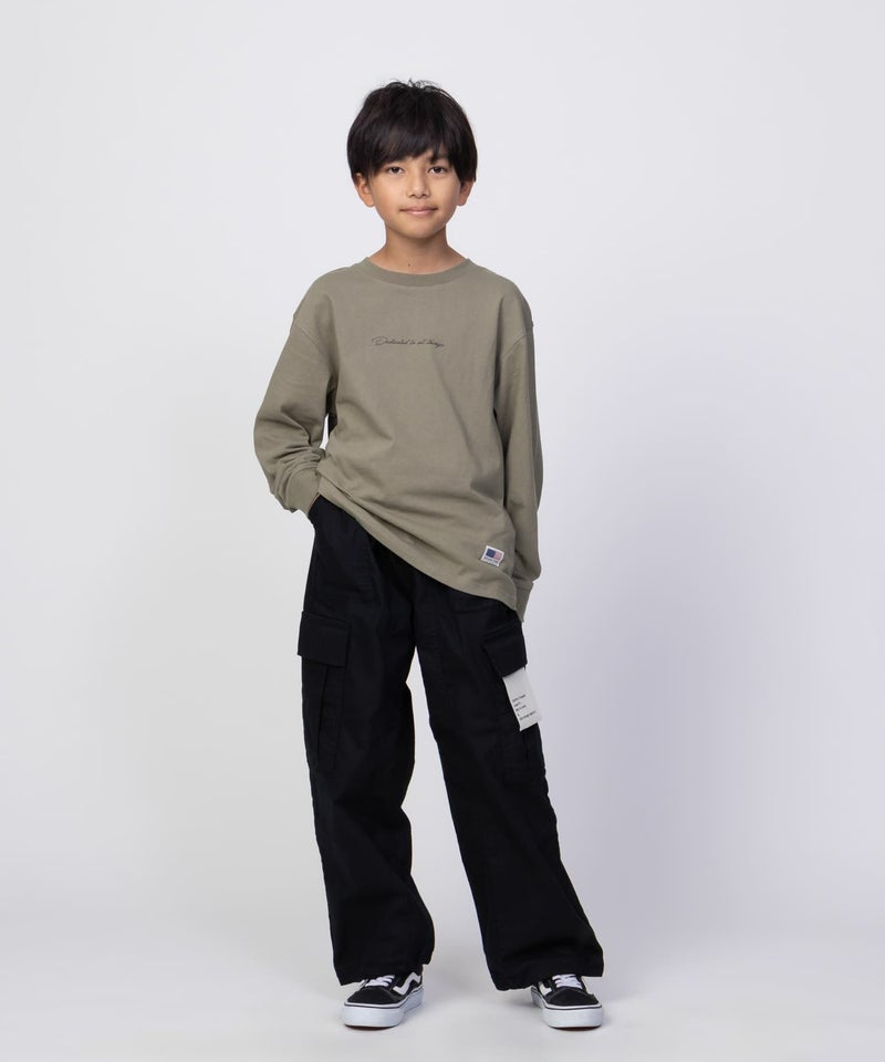 NAVY USコットン プリント長袖Tシャツ キッズ メール便 対応商品商品画像-25