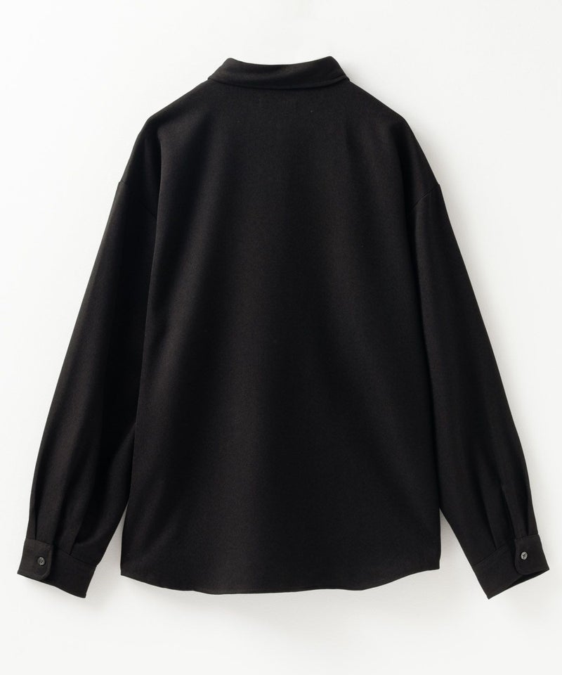 URBAN COLLECTION  ウール調切替シャツ メンズ商品画像-6