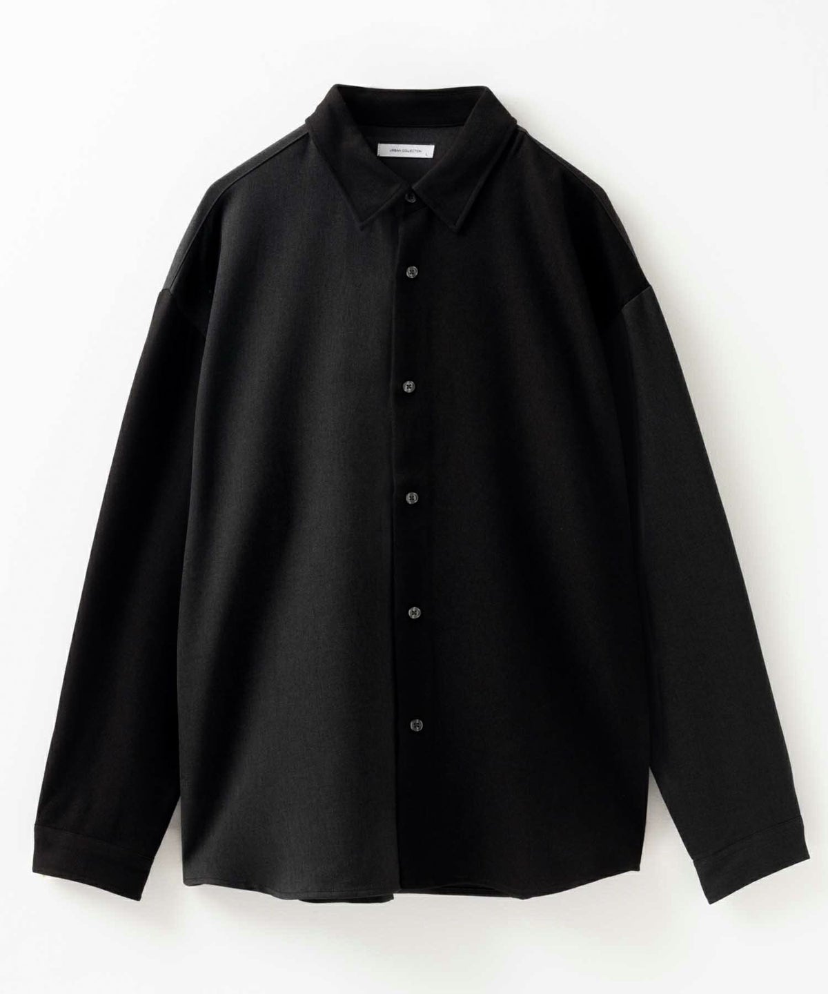 URBAN COLLECTION ウール調切替シャツ メンズ