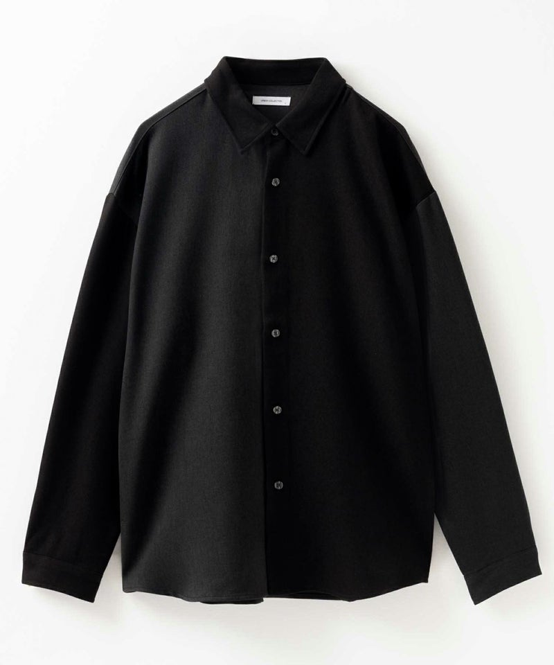 URBAN COLLECTION ウール調切替シャツ メンズ商品画像-9