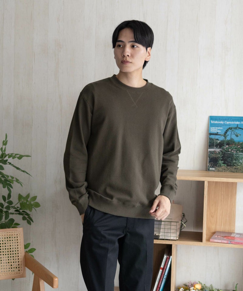 DISCUS 裏毛スウェットクルーネック メンズ商品画像-3